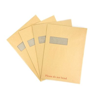 Protective Packaging Custom Pocket Envelope with Kraft Ace Paper and Grey Board Back