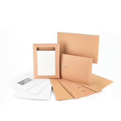 120gsm Kraft Paper Pocket Style Gusset Envelope for Express Packing Convenience