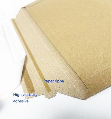 Convenient and Durable Delivery Package Recycled Kraft Expandable Rigid Mailer for Books