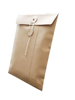 180gsm Coloured Paper String Envelope Logo Printing for Office Business Documents