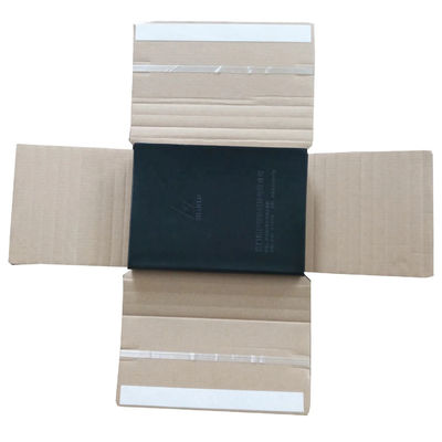 Books Packaging Mailer with E Flute Board Recyclable Cross Kraft Corrugated Cardboard