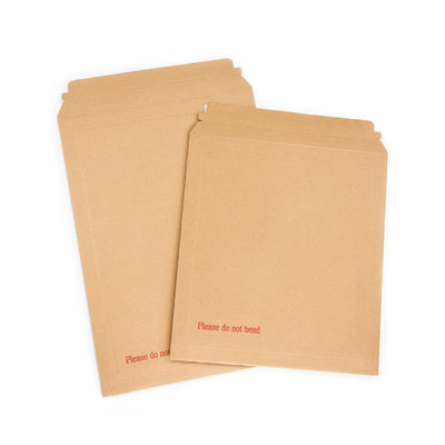 Delivery Packaging Rigid Flat Corrugated Book Mailers Envelope for Customized Logistics