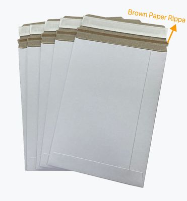 Customized Rigid Cardboard Envelope Document Mailers for Business Shopping