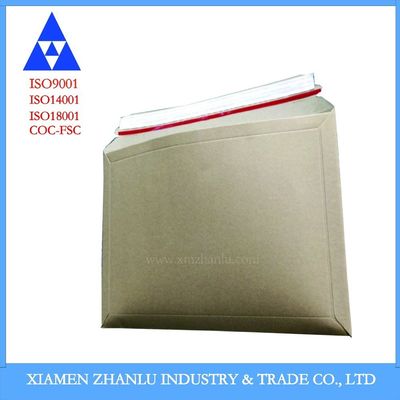 Bboard Envelope Book Mailer Brown Kraft Board for White Lined-Chip Board Market