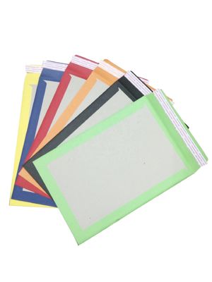 Hot-melt Adhesive Board Back Envelopes for Custom Colour Paper Delivery Packaging