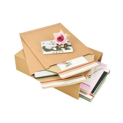 Accepted Printing Brown Kraft Board Rigid Mailer for Customized Branded Packaging