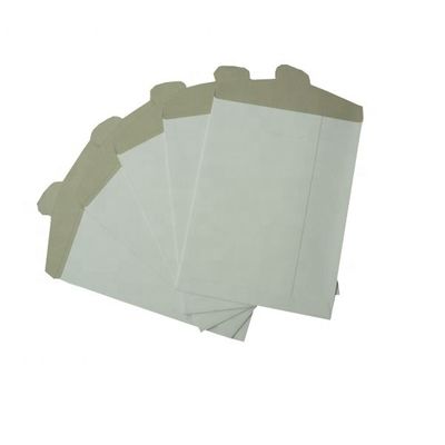 4mil Thick Tuck-flap Mailers in White for Professional Document Packaging and Shipping