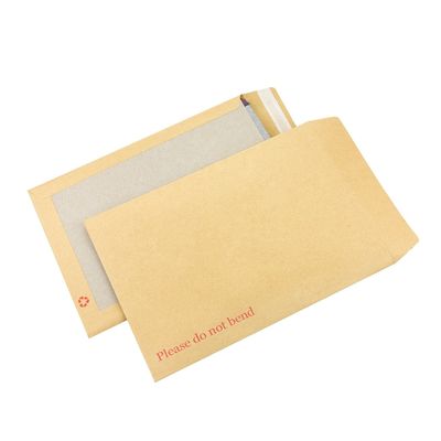 Promotion Grey Board Backed Envelopes with Custom Logo and Kraft Paper Safe Shipping