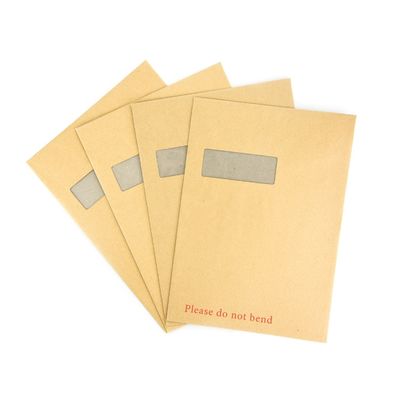 Promotion Grey Board Backed Envelopes with Custom Logo and Kraft Paper Safe Shipping