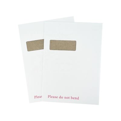 Promotion Grey Board Backed Envelopes with Custom Logo and Kraft Paper Safe Shipping