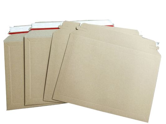 Recycled Kraft Paper Buffer Board Padded Envelope for Photo Frame Delivery Packaging