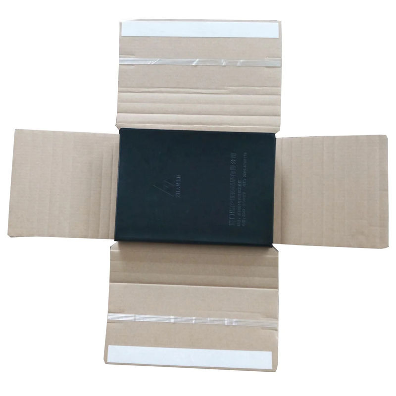 Books Packaging Mailer with E Flute Board Recyclable Cross Kraft Corrugated Cardboard
