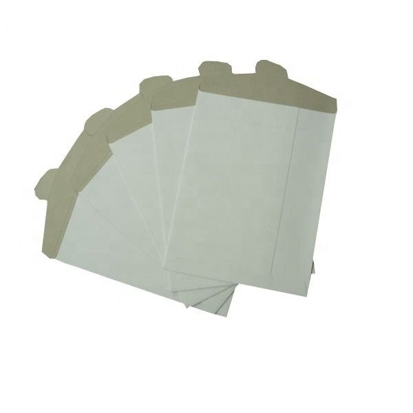 4mil Thick Tuck-flap Mailers in White for Professional Document Packaging and Shipping