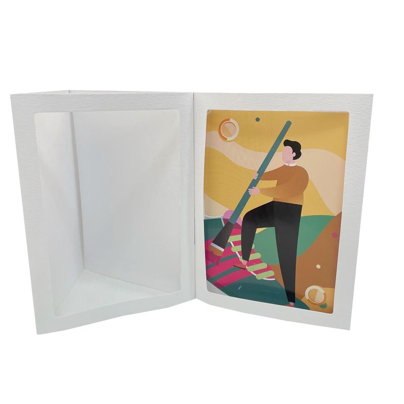 5 1/8 x7 inch Paper Photo Frame Wallet Style for Picture Frame Photo Insert Exhibition
