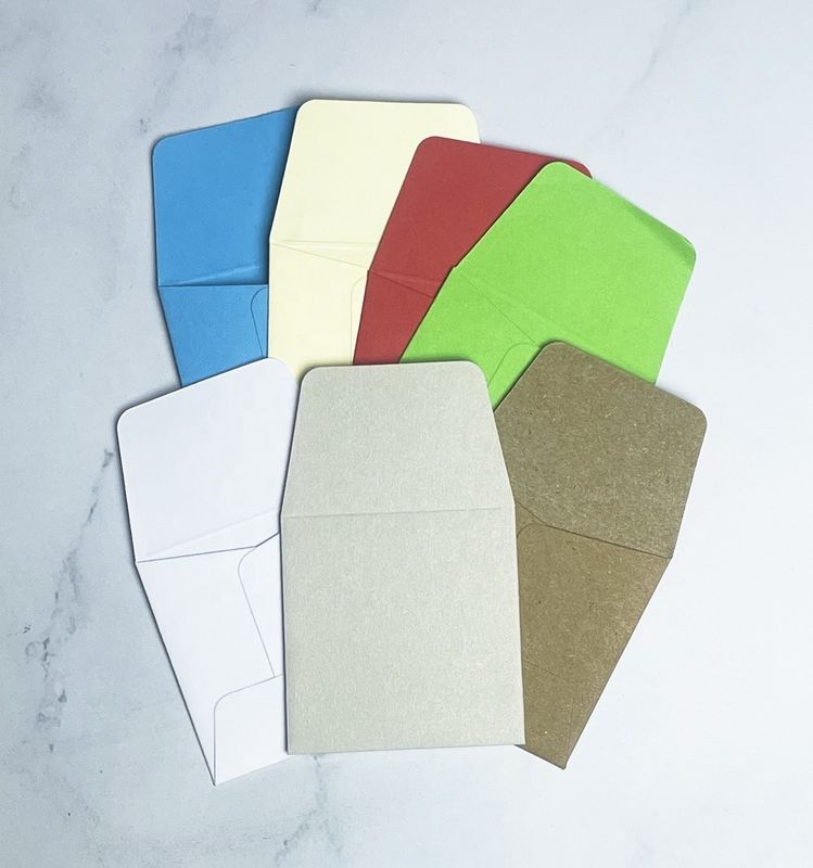 Small Square Coin Envelopes Colour Paper Money Envelopes for Coin And Seed 2 x 2 inch
